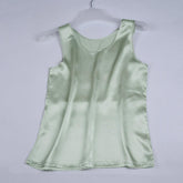Round Neck Mulberry Silk Tank Top For Women